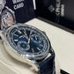 Patek Philippe Complications - Chronograph - 39 MM - Platinum - Blue Baguette Dial - Leather Bracelet - 5170P-001