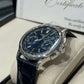 Patek Philippe Complications - Chronograph - 39 MM - Platinum - Blue Baguette Dial - Leather Bracelet - 5170P-001