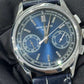 Patek Philippe Complications - Chronograph - 39 MM - Platinum - Blue Baguette Dial - Leather Bracelet - 5170P-001