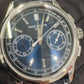 Patek Philippe Complications - Chronograph - 39 MM - Platinum - Blue Baguette Dial - Leather Bracelet - 5170P-001