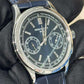 Patek Philippe Complications - Chronograph - 39 MM - Platinum - Blue Baguette Dial - Leather Bracelet - 5170P-001
