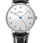 Breguet Classique White Gold 38 MM - Black Leather Strap - Diamond Bezel - White Dial - 5178BB/29/9V6/D000