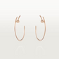 Cartier Juste Un Clou Earrings - Rose Gold - B8301211