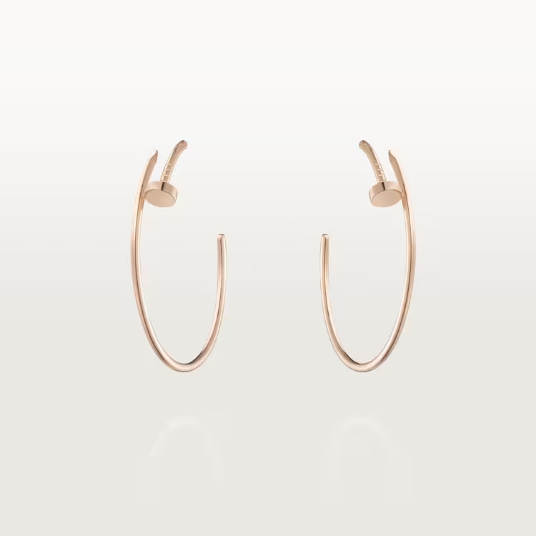 Cartier Juste Un Clou Earrings - Rose Gold - B8301211