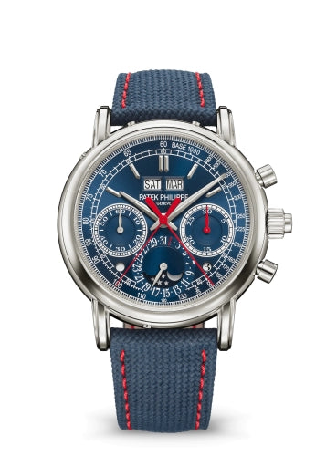 Patek Philippe Grand Complications - White Gold - 40 MM - Blue Dial - 5204G-010