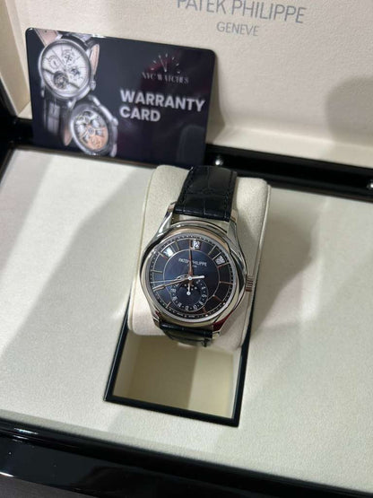 Patek Philippe Complications - Moonphase - 40 MM - White Gold - 5205G-013