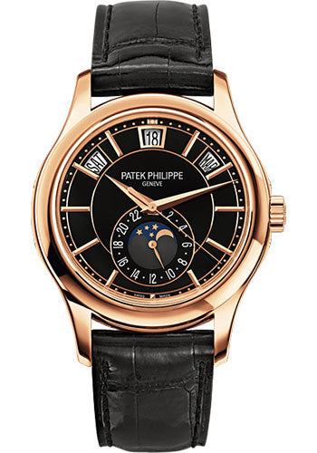 Patek Philippe Complications - Moonphase and Annual Calendar - 40 MM - Rose Gold - 5205R-010  nyc watcher nyc watches