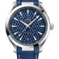 Omega Seamaster Aqua Terra Co Axial Stainless Steel 41 MM - Blue Structured Rubber Strap - Blue Ceramic Dial - 522.12.41.21.03.001