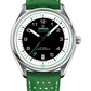  Omega Specialities Stainless Steel 39.5 MM - Green Leather Strap - Black Dial - 522.32.40.20.01.005 nyc watcher nyc watches