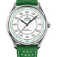 Omega Specialities Stainless Steel 39.5 MM - Green Leather Strap - White Dial - 522.32.40.20.04.005 nyc watcher nyc watches