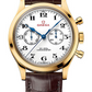 Omega Specialities Yellow Gold 39 MM - Brown Leather Strap - White Dial - 522.53.39.50.04.002