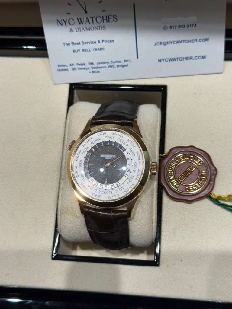 Patek Philippe Complications - World Timer - 38.5 MM - Rose Gold - 5230R-001