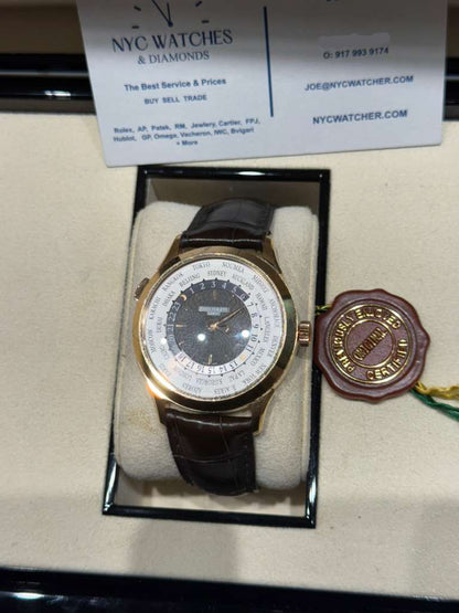 Patek Philippe Complications - World Timer - 38.5 MM - Rose Gold - 5230R-001