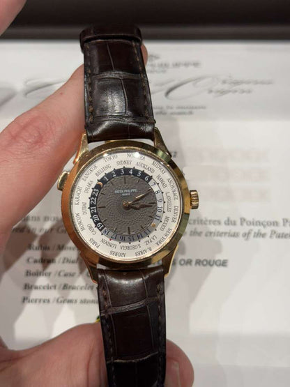 Patek Philippe Complications - World Timer - 38.5 MM - Rose Gold - 5230R-001
