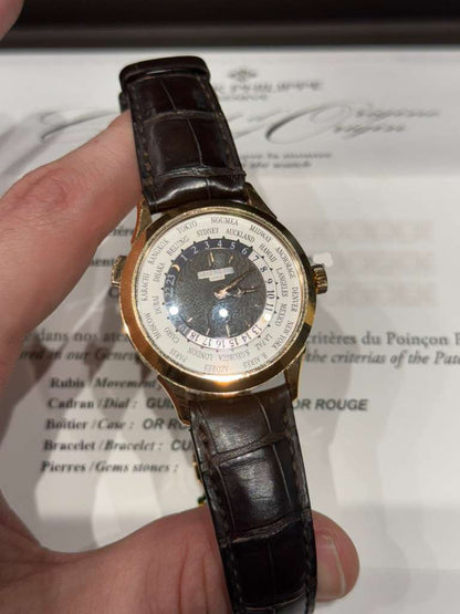 Patek Philippe Complications - World Timer - 38.5 MM - Rose Gold - 5230R-001