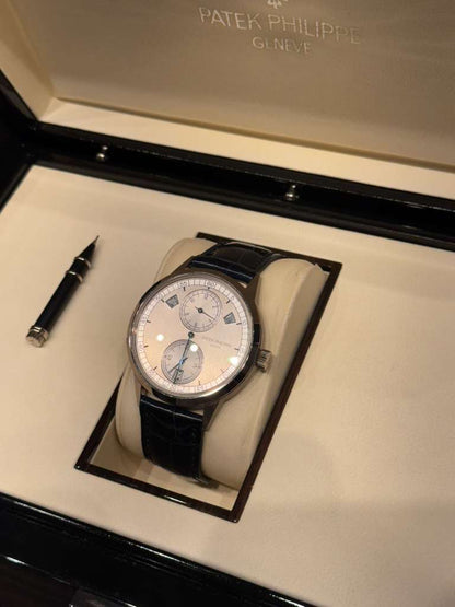 Patek Philippe Complications Regulator - 39.5 MM - White Gold - Silver Dial - 5235G-001