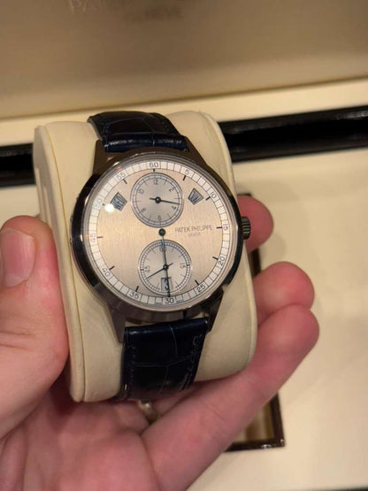 Patek Philippe Complications Regulator - 39.5 MM - White Gold - Silver Dial - 5235G-001