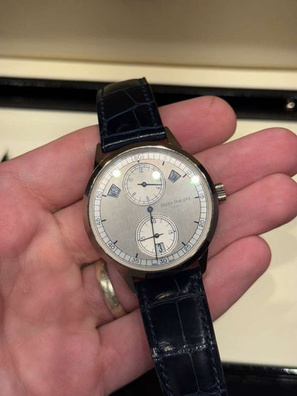 Patek Philippe Complications Regulator - 39.5 MM - White Gold - Silver Dial - 5235G-001
