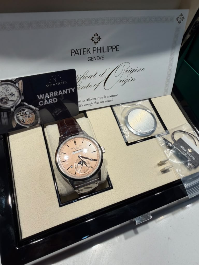 Patek Philippe Grand Complications - Moonphase and Perpetual Calendar - 41.3 MM - Platinum - 5236P-010