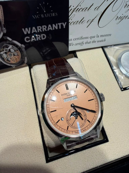 Patek Philippe Grand Complications - Moonphase and Perpetual Calendar - 41.3 MM - Platinum - 5236P-010