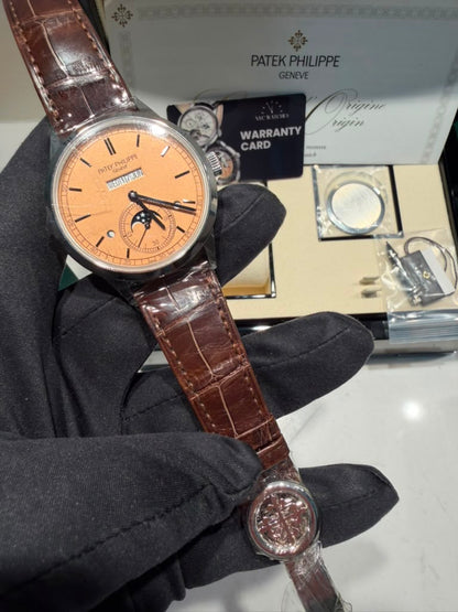 Patek Philippe Grand Complications - Moonphase and Perpetual Calendar - 41.3 MM - Platinum - 5236P-010