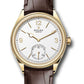 Rolex Yellow Gold 1908 Watch - 39 MM - Alligator Leather Strap - Domed And Fluted Bezel - White Index Arabic Dial - 52508 wbr