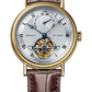 Breguet Classique Grande Complication Yellow Gold 39 MM - Brown Leather Strap - Silver Dial - 5317BA/12/9V6