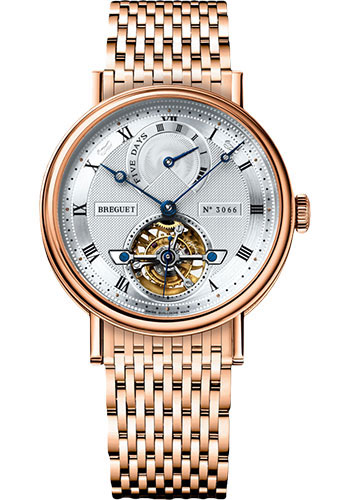 Breguet Classique Grande Complication Rose Gold 39 MM - Rose Gold Bracelet - Silver Gold Dial - 5317BR/12/RV0