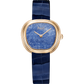 Piaget Sixtie - Rose Gold - 29 MM - Blue Alligator Leather Strap - Blue Quartz Dial - G0A51335