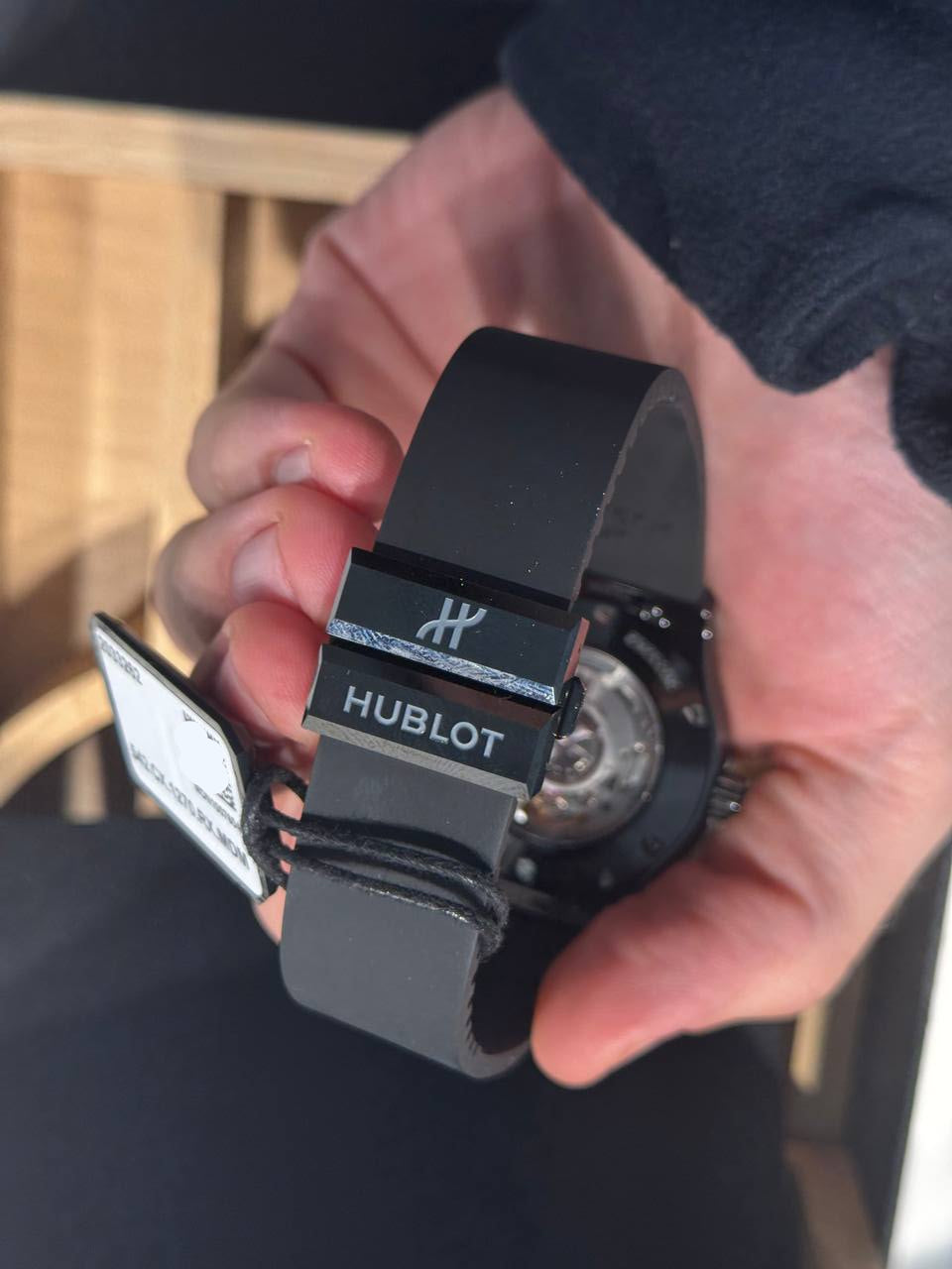 Hublot Classic Fusion Black Ceramic 42 MM - Black Rubber Strap - Black Dial - 542.CX.1270.RX.MDM