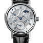 Breguet Classique White Gold 40 MM - Black Leather Strap -  Silvered Gold Dial - 5447BB/1E/9V6