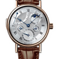 Breguet Classique Rose Gold 40 MM - Brown Leather Strap -  Silvered Gold Dial - 5447BR/1E/9V6