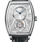 Breguet Héritage Platinum 42 x 35 MM - Black Leather Strap - Silver Gold Dial - 5497PT/12/9V6