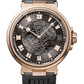 Breguet Marine Date Rose Gold 40 MM - Black Rubber Strap - Black Dial - 5517BR/G3/5ZU