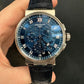 Breguet Marine Chronograph White Gold 40 MM - Blue Leather Strap - Blue Dial - 5527BB/Y2/9WV