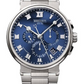 Breguet Marine Chronograph Titanium 42.3 MM - Titanium Bracelet - Blue Dial - 5527TI/Y1/TW0