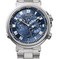 Breguet Marine Rose Titanium 40 MM - Titanium Bracelet - Blue Wave Dial -  5547BB/Y2/BZ0