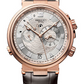 Breguet Marine Rose Gold 40 MM - Brown Leather Strap - Silver Gold Dial - 5547BR/12/9ZU