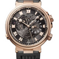 Breguet Marine Rose Gold 40 MM - Black Rubber Strap - Black Dial -  5547BR/G3/5ZU