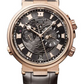 Breguet Marine Rose Gold 40 MM - Black Leather Strap - Black Dial -  5547BR/G3/9ZU