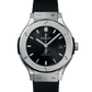 Hublot Classic Fusion Titanium 38 MM - Black Rubber Strap - Satin Black Sunrays Dial - 565.NX.1470.RX