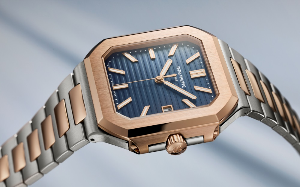 Patek Philippe Cubitus - 45 MM - Rose Gold & Steel - Blue Dial - 5821/1AR-001