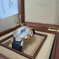Breguet Marine Tourbillon Rose Gold 43 MM - Black Rubber Strap - Silver Dial - 5837