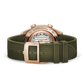 JLC - Polaris Perpetual Calendar - 42 MM - Pink Gold - Shaded Green Dial - Green Rubber Strap - Q908263J