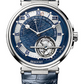 Breguet Marine Équation Marchant Platinum 43.9 MM - Blue Leather Strap - Blue Dial -  5887PT/Y2/9WV