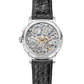 JLC - Duometre Chronograph Moon - 42.5 MM - Platinum - Salmon Dial - Black Leather Strap - Q622656J
