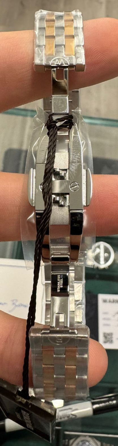 Raymond Weil Toccata Two Tone Stainless Steel and Rose Gold 22.6 x 28.1 MM - White Mother of Pearl Dial - 5925-SP5-00995