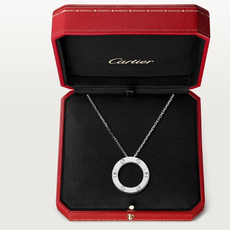 Cartier Love Necklace - White Gold - B7014300