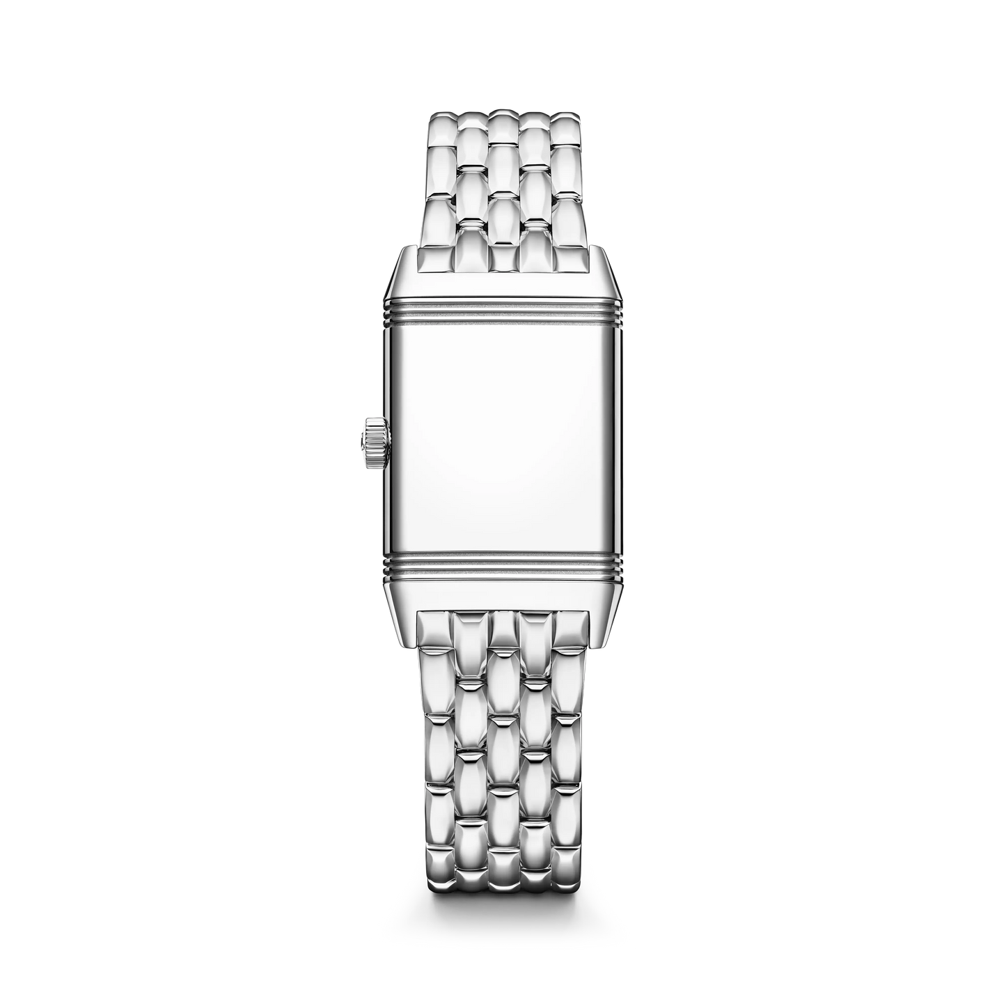 JLC - Reverso Classic Monoface - 35.78 MM x 21 MM - Stainless Steel - Silvered-Gray Guilloché Dial - Stainless Steel Bracelet - Q2608142
