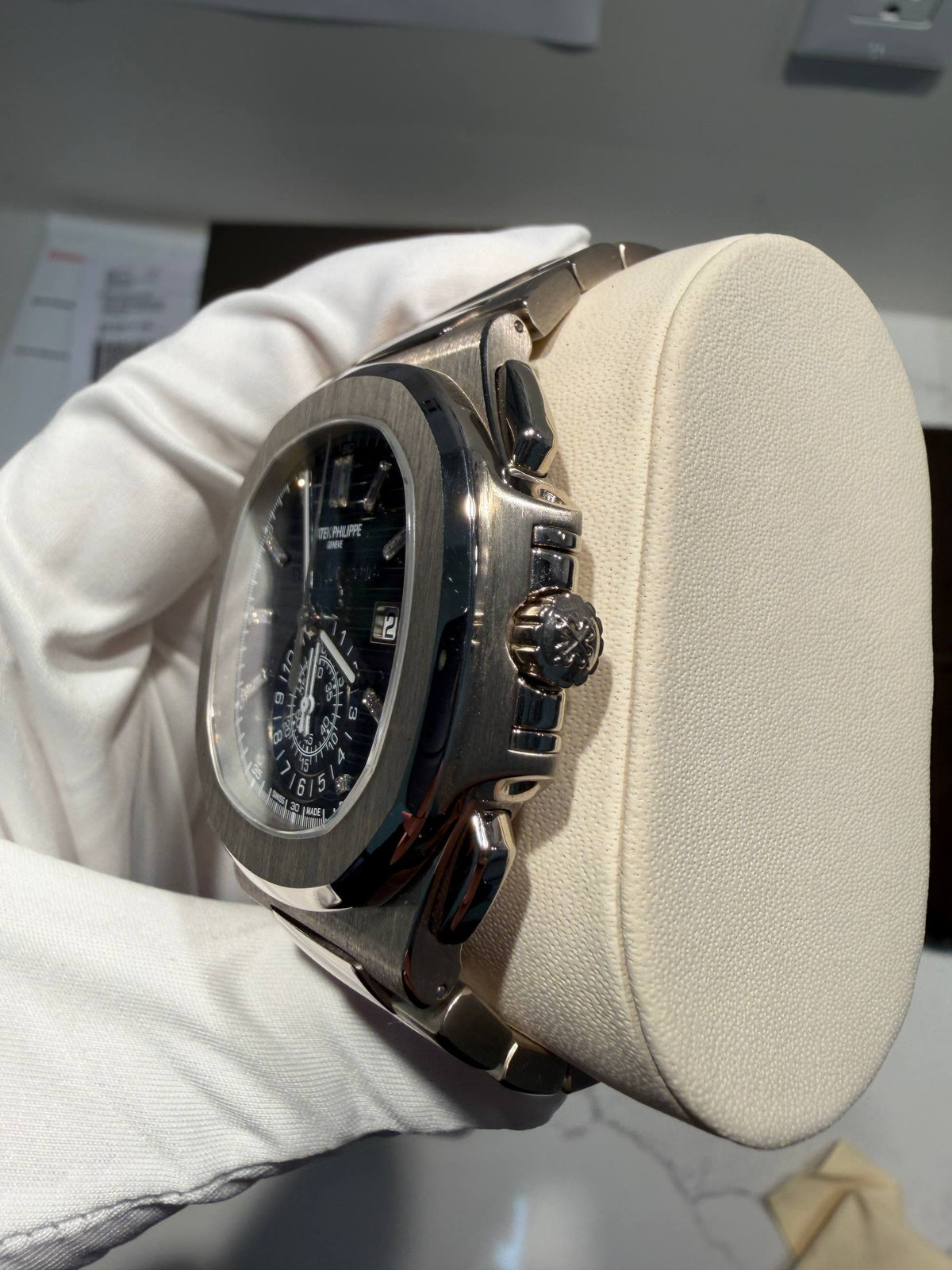 Patek Philippe Nautilus Chronograph - 40th Anniversary Limited Edition - 44 MM - White Gold - 5976/1G-001